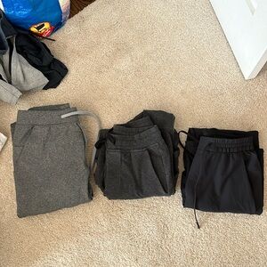 men’s lululemon sweat pant bundle